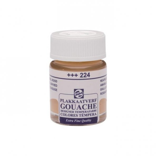 Talens Guaj Boya Cam Şişe 16ml 224 Naples Yellow Red ürün görseli 1