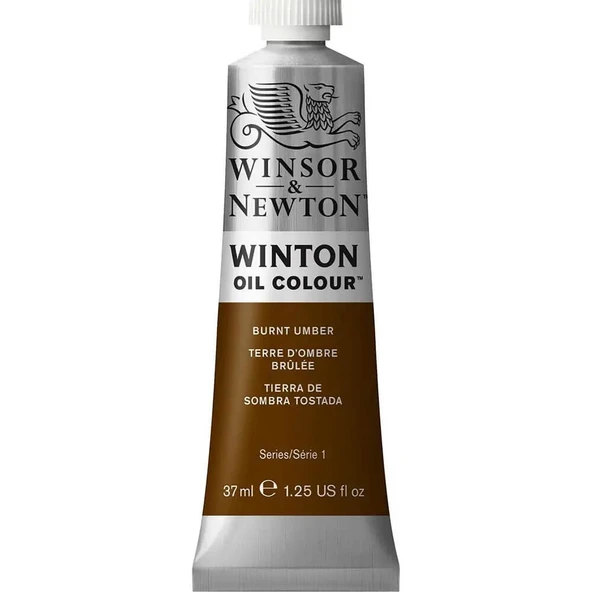 Winsor & Newton Winton Yağlı Boya 37 ml Burnt Umber 076 ürün görseli 1