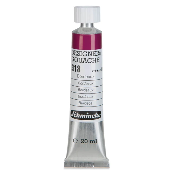 Schmincke HKS Designers Guaj Boya 20 ml Bordeaux 318 ürün görseli 1