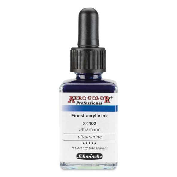 Schmincke Aero Color Profesyonel Akrilik Mürekkep 28 ml Ultramarine 402 ürün görseli 1