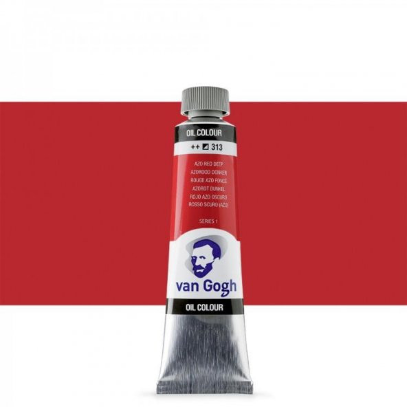 Talens Van Gogh Yağlı Boya 40ml Seri 1 313 Azo Red Deep ürün görseli 1