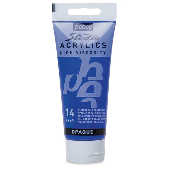 Pebeo Studio Yüksek Viskoziteli Akrilik Boya 100 ml Cobalt Blue Hue 14 ürün görseli 1