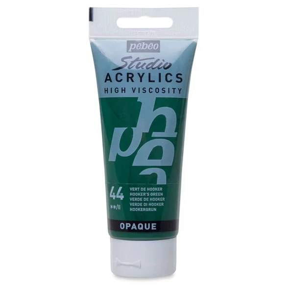 Pebeo Studio Yüksek Viskoziteli Akrilik Boya 100 ml Hooker’s Green 44 ürün görseli 1