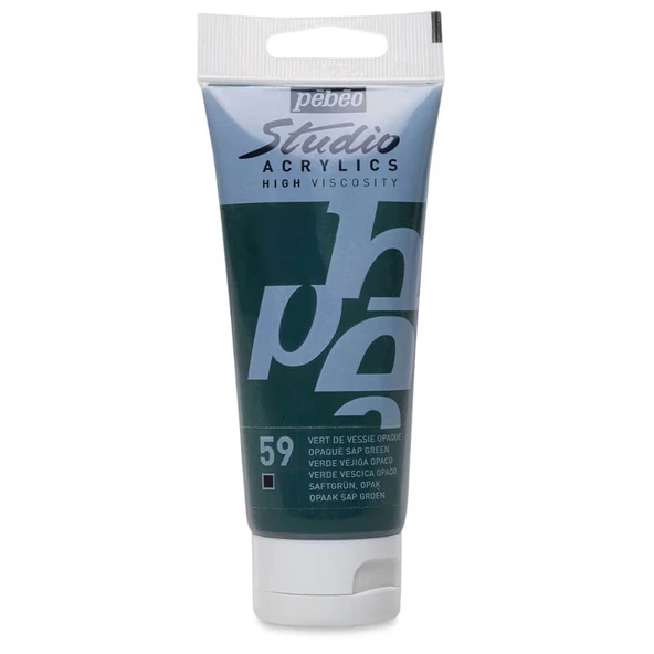 Pebeo Studio Yüksek Viskoziteli Akrilik Boya 100 ml Sap Green 59 ürün görseli 1