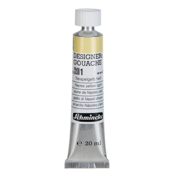 Schmincke HKS Designers Guaj Boya 20 ml Naples Yellow Light 201 ürün görseli 1