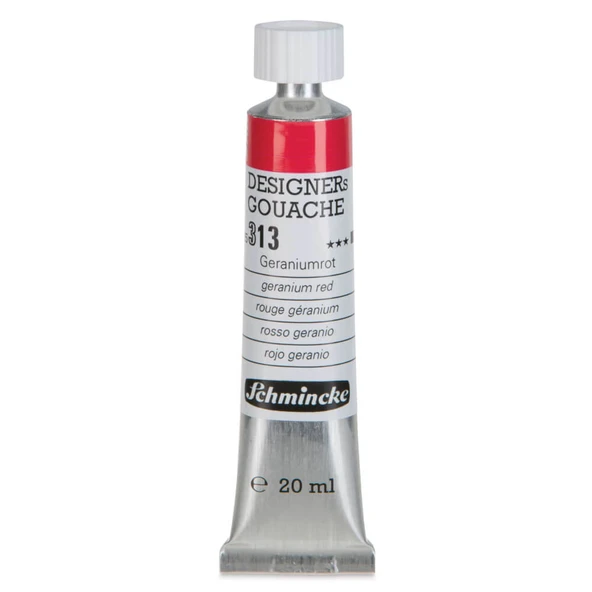Schmincke HKS Designers Guaj Boya 20 ml Geranium Red 313 ürün görseli 1
