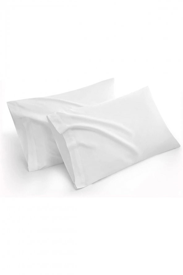 2li Set Beyaz Bebek Yastık Kılıfı 35x45 100 Pamuklu Kapaklı ürün görseli 1