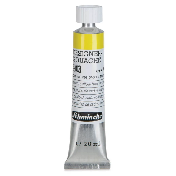 Schmincke HKS Designers Guaj Boya 20 ml Cadmium Yellow Hue Lemon 203 ürün görseli 1
