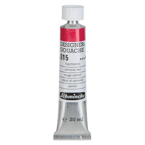 Schmincke HKS Designers Guaj Boya 20 ml Carmine Red 315 ürün görseli 1