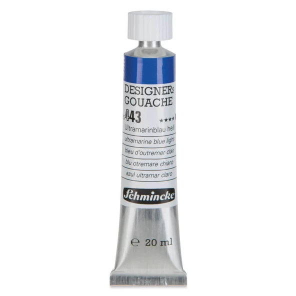 Schmincke HKS Designers Guaj Boya 20 ml Ultramarine Blue Light 443 ürün görseli 1