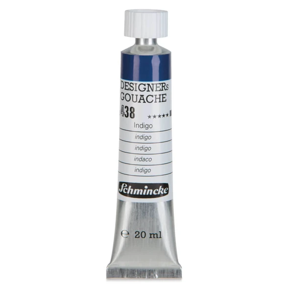 Schmincke HKS Designers Guaj Boya 20 ml Indigo 438 ürün görseli 1
