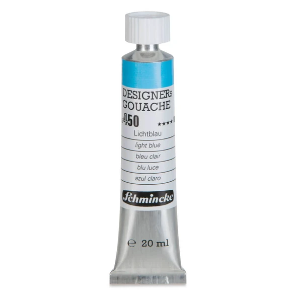 Schmincke HKS Designers Guaj Boya 20 ml Light Blue 450 ürün görseli 1