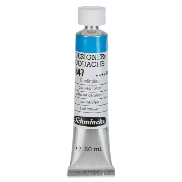 Schmincke HKS Designers Guaj Boya 20 ml Cerulean Blue 447 ürün görseli 1