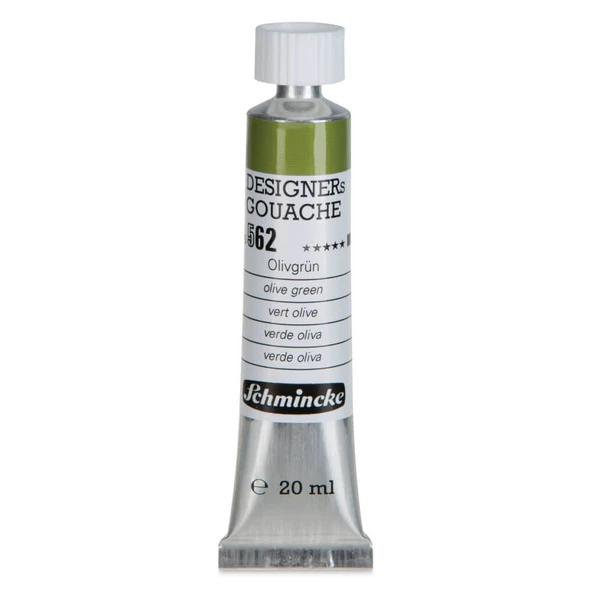 Schmincke HKS Designers Guaj Boya 20 ml Olive Green 562 ürün görseli 1