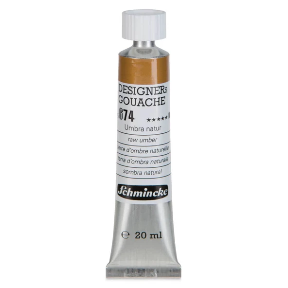 Schmincke HKS Designers Guaj Boya 20 ml Raw Umber 674 ürün görseli 1