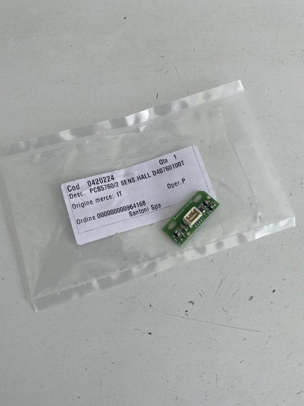 Santoni PCB5760/2 Sensör Kartı D40760100T - Resim 4