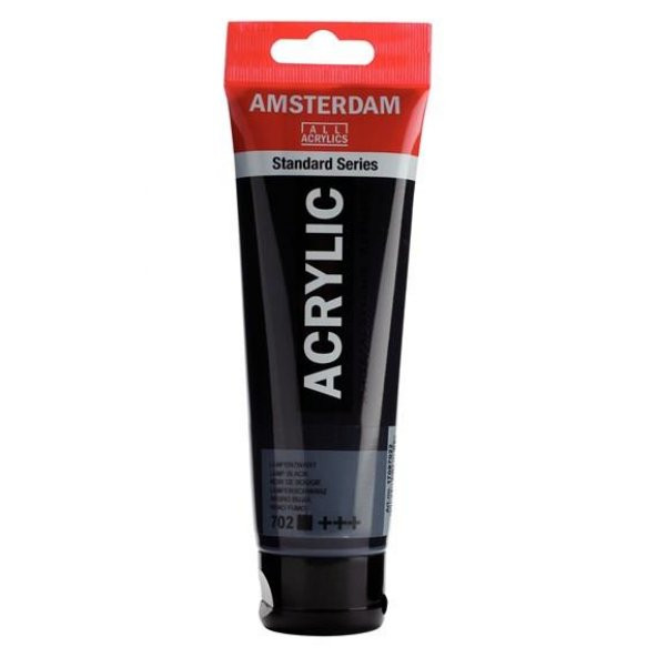 Amsterdam Akrilik Boya 120ml Tüp LAMP BLACK 702 ürün görseli 1