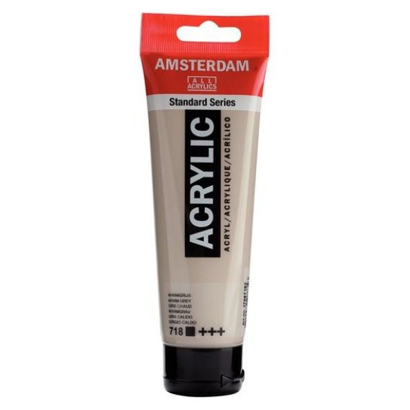 Amsterdam Akrilik Boya 120ml Tüp WARM GREY 718 ürün görseli 1