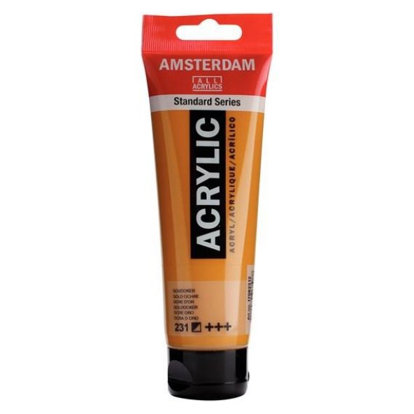 Amsterdam Akrilik Boya 120ml Tüp  GOLD OCHRE 231 ürün görseli 1