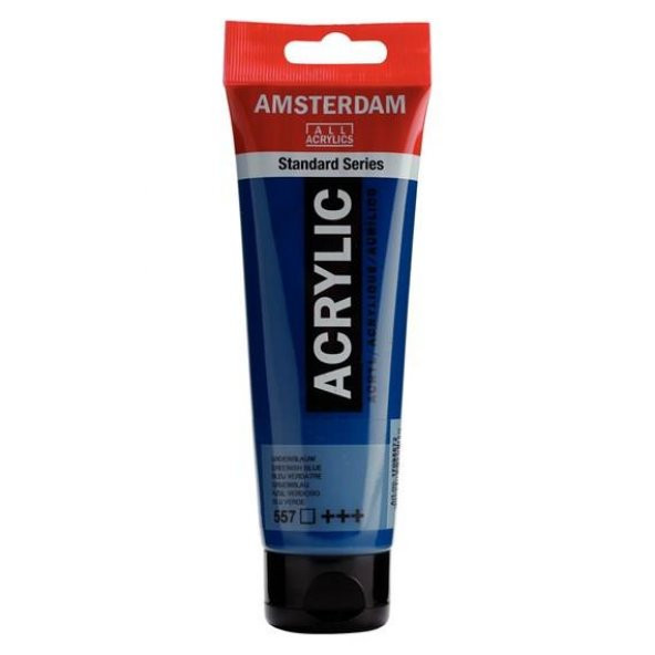 Amsterdam Akrilik Boya 120ml Tüp GREENISH BLUE 557 ürün görseli 1