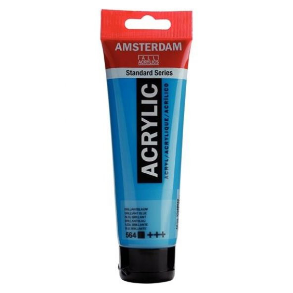 Amsterdam Akrilik Boya 120ml Tüp BRILLIANT BLUE 564 ürün görseli 1