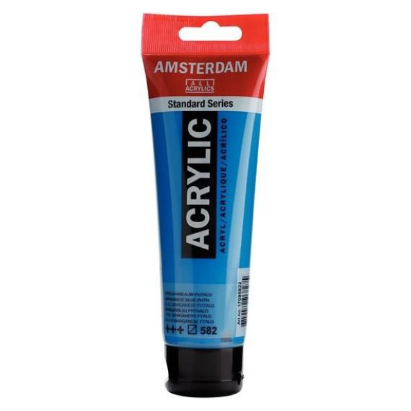 Amsterdam Akrilik Boya 120ml Tüp MANGANESE BLUE PHTHALO 582 ürün görseli 1