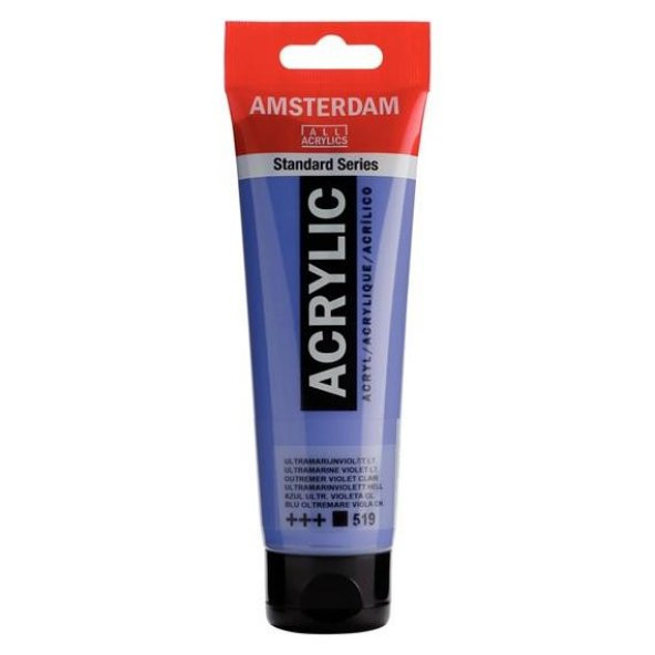 Amsterdam Akrilik Boya 120ml Tüp ULTRAMARINE VIOLET LIGHT 519 ürün görseli 1