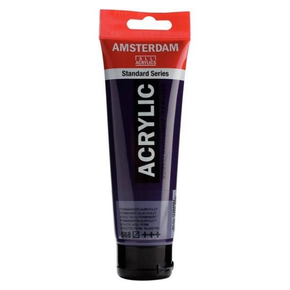 Amsterdam Akrilik Boya 120ml Tüp PERMANENT BLUE VIOLET 568 ürün görseli 1