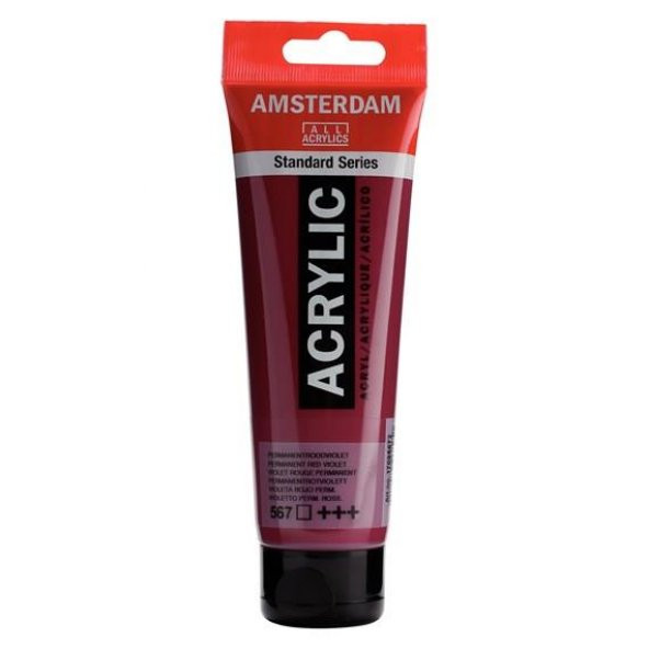 Amsterdam Akrilik Boya 120ml Tüp PERMANENT RED VIOLET 567 ürün görseli 1