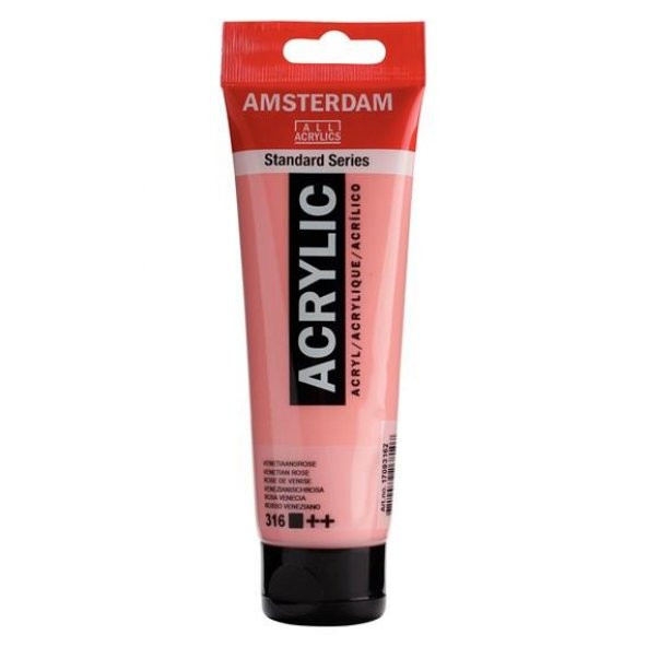 Amsterdam Akrilik Boya 120ml Tüp VENETIAN ROSE 316 ürün görseli 1