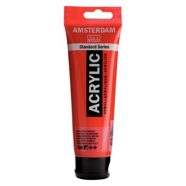 Amsterdam Akrilik Boya 120ml Tüp NAPHTHOL RED MEDIUM 396 ürün görseli 1