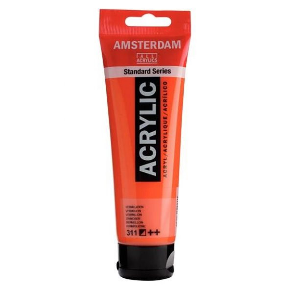 Amsterdam Akrilik Boya 120ml Tüp VERMILION 311 ürün görseli 1