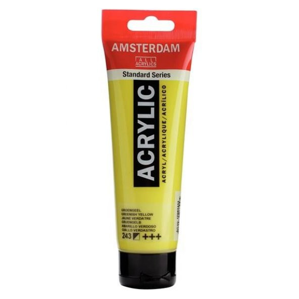 Amsterdam Akrilik Boya 120ml Tüp GREENISH YELLOW 243 ürün görseli 1