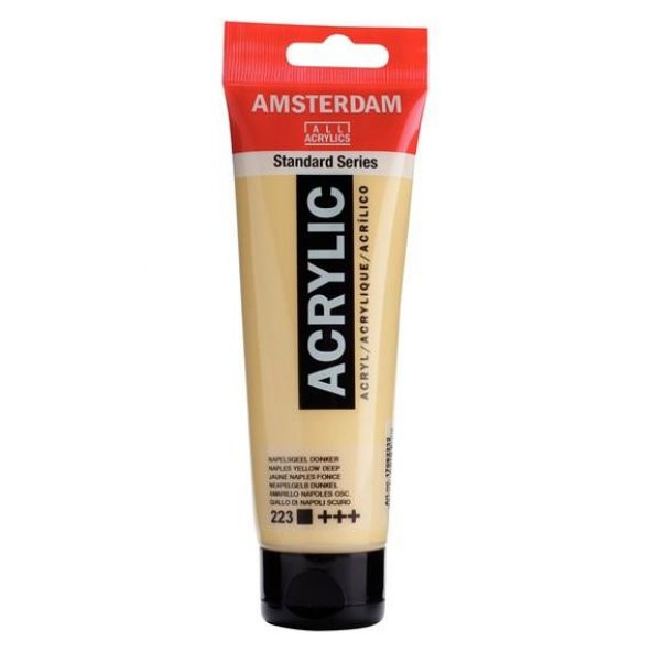 Amsterdam Akrilik Boya 120ml Tüp NAPLES YELLOW DEEP 223 ürün görseli 1