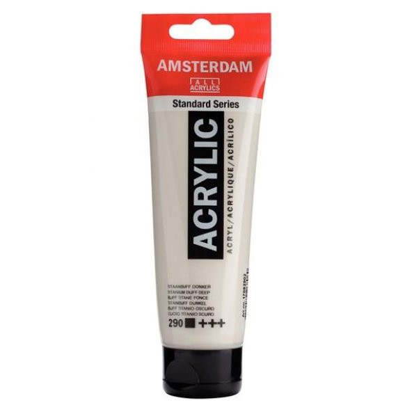 Amsterdam Akrilik Boya 120ml Tüp TITANIUM BUFF DEEP 290 ürün görseli 1