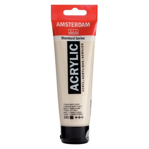 Amsterdam Akrilik Boya 120ml Tüp TITANIUM BUFF LIGHT 289 ürün görseli 1