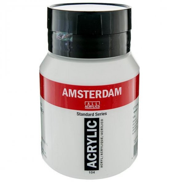 Amsterdam Akrilik Boya 500ml 104 Zinc white ürün görseli 1
