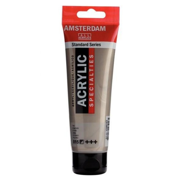Amsterdam Akrilik Boya 120ml Tüp METALİK PEWTER 815 ürün görseli 1