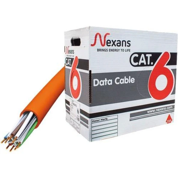 Nexans Cat 6 Utp 23AWG Halogen Free Kablo 305 M ürün görseli 1