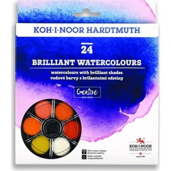 Kohinoor Parlak Suluboya Seti 24 Renk 174506 ürün görseli 1