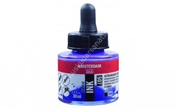 Amsterdam Sıvı Akrilik Mürekkep 30ml 507 Ultramarine Violet ürün görseli 1