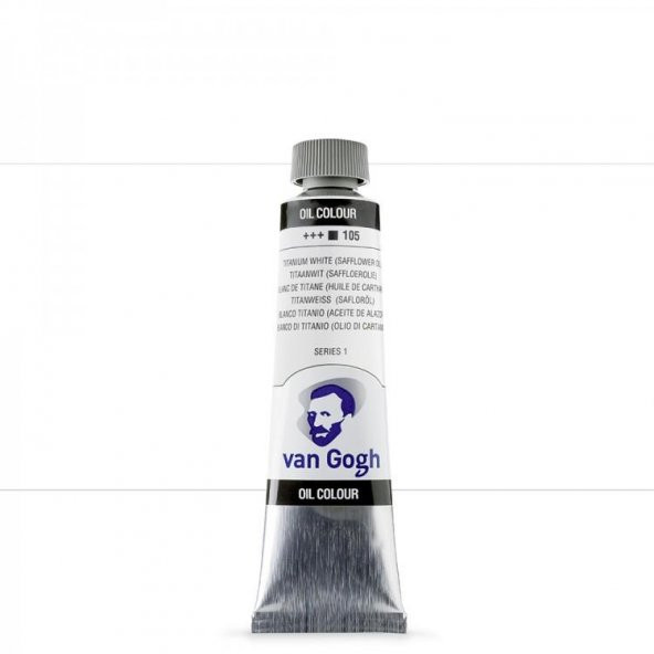 Talens Van Gogh Yağlı Boya 40ml 105 Titanium White ürün görseli 1