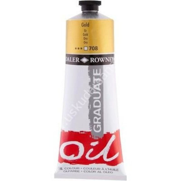 D.Rowney Graduate Yağlı Boya 200ml 588 Vermilion Hue ürün görseli 1