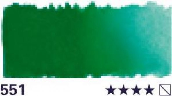 Schmincke Akademie 1/2 Tablet Taş Suluboya Brillant Green 551 ürün görseli 1