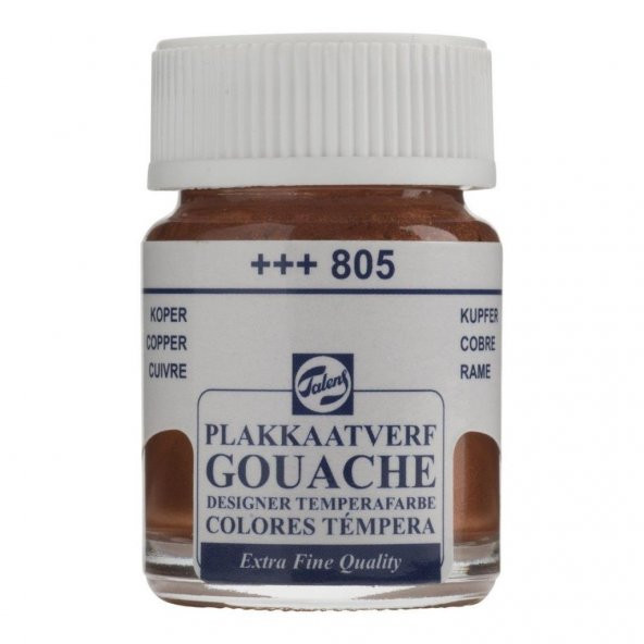 Talens Guaj Boya Cam Şişe 16ml 805 Copper (metalik,yaldız) ürün görseli 1
