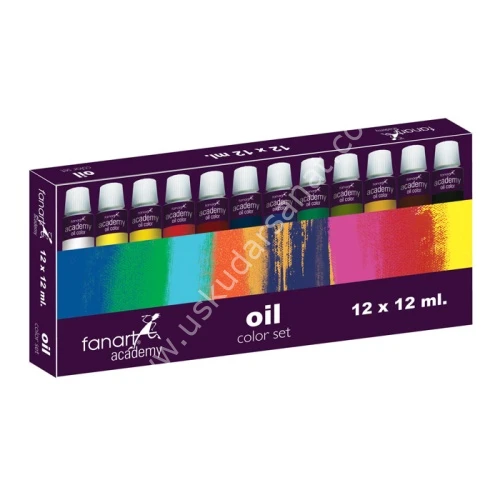 Fanart Yağlı Boya Set 12mm 12'li ürün görseli 1