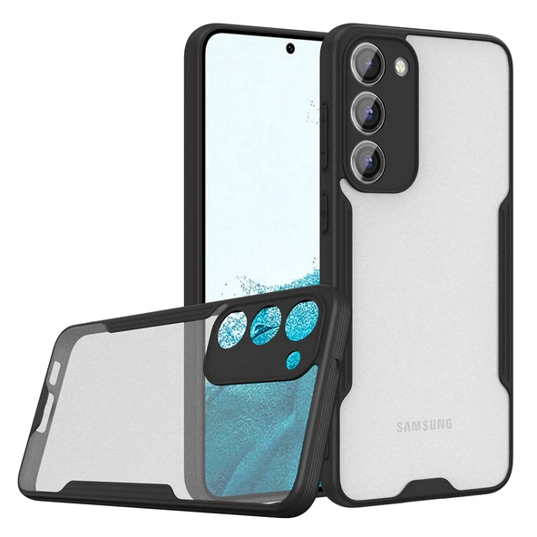 Galaxy S23 Kılıf Zore Parfe Kenarları Pastel Renk Silikon Kılıf ürün görseli 1