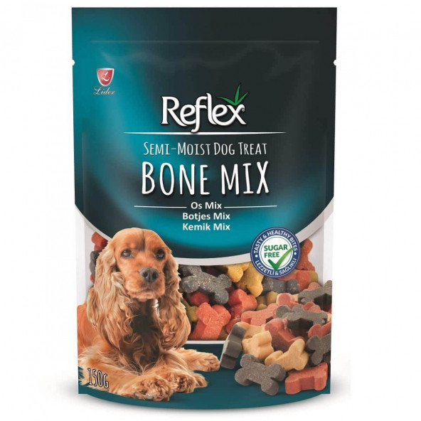 Reflex Semi-Moist Mini Mix Kemik Köpek Ödülü 150 Gr ürün görseli 1