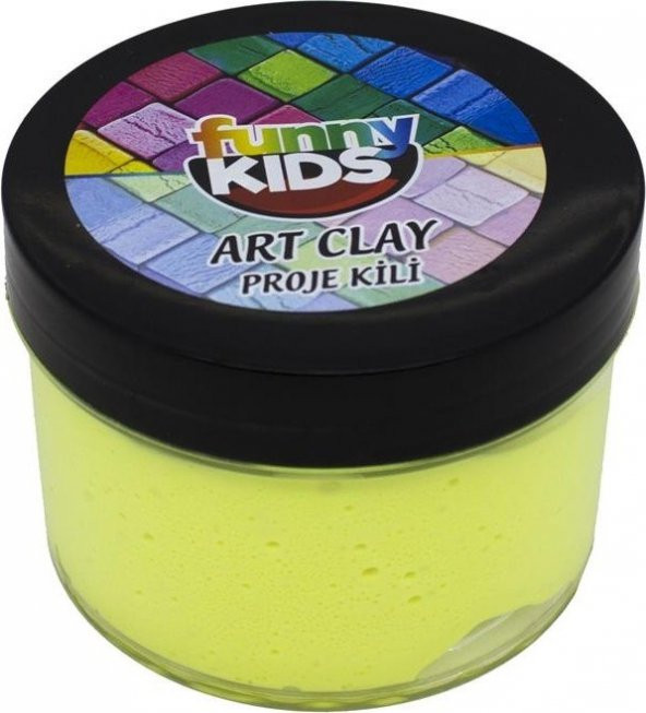 Rich Funny Kids Art Clay Proje Kili 40CC - 576 Neon Sarı ürün görseli 1