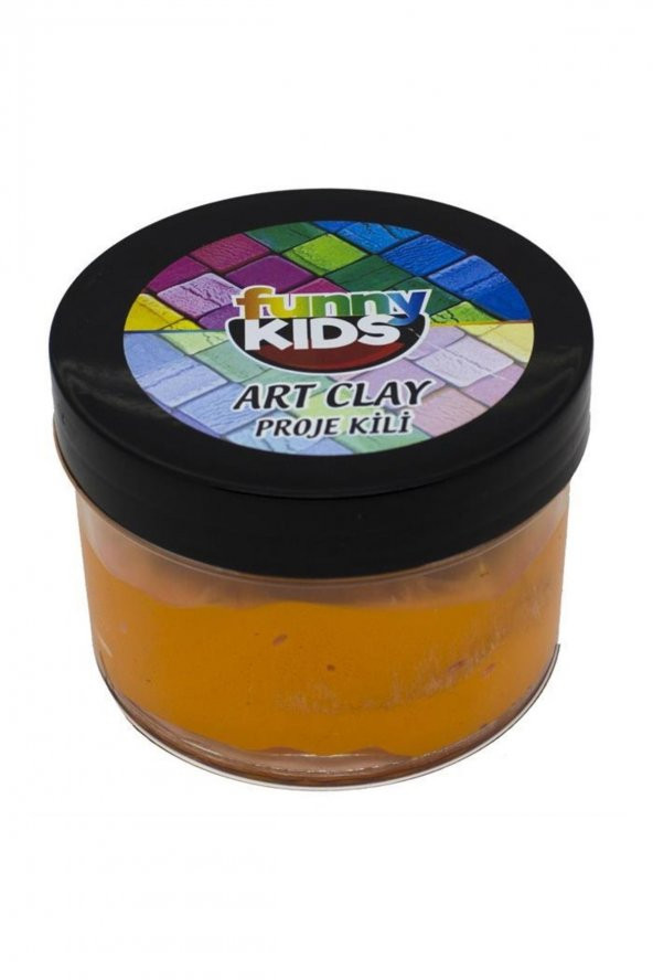 Funny Kids Art Clay Proje Kili 40cc - Turuncu ürün görseli 1